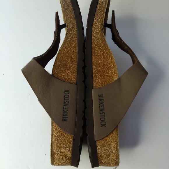 Birkenstock Gizeh Thong Sandals Size 38 US 7 - 7.5 Womens Adjustable Buckles - Picture 7 of 13